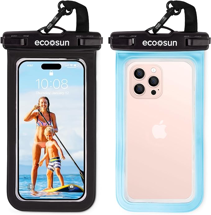Eco Sun Waterproof Phone Pouch & Floating Wrist Strap Bundle – Waterproof Phone by EcoSun
