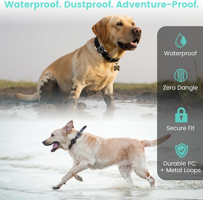 Waterproof Dog Collar Holder for Airtag – Dustproof, Ultra-Durable, Shockproof - Image 6