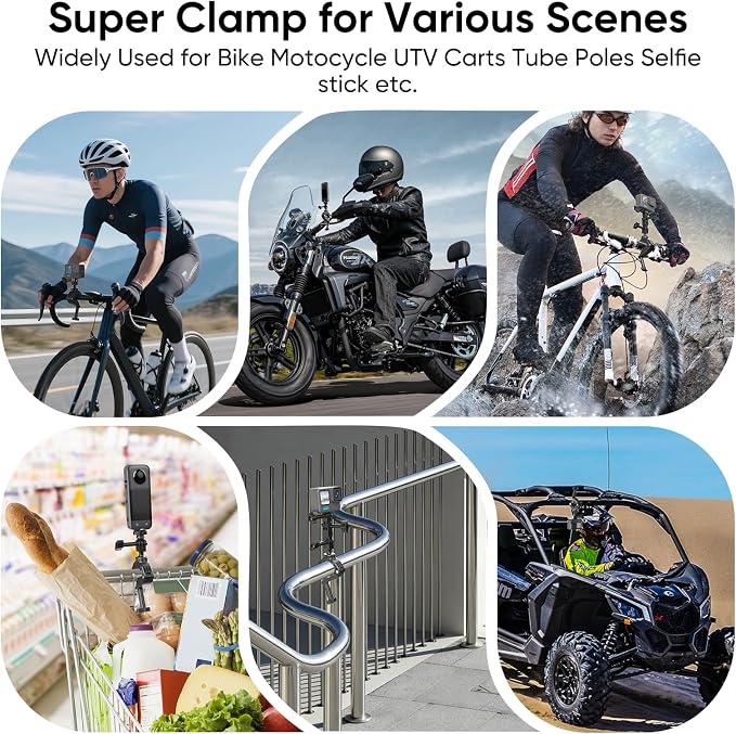 HONGDAK Camera Clamp Mount Bike Pole Motorcycle Handlebar Mounts Accessories - Image 6