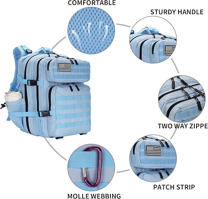 Lovelinks21 25L Tactical Military Backpack Small Travel Backpack - Image 4