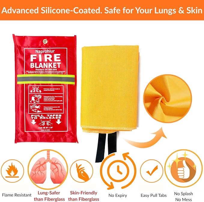 Emergerncy Silicone Fire Blanket - Image 6