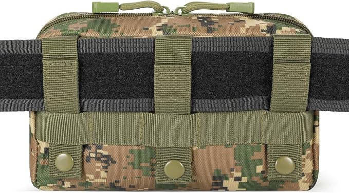 FRTKK Tactical Molle Admin Pouch Utility Laser Cut EDC Tool Pouch Bag - Image 3