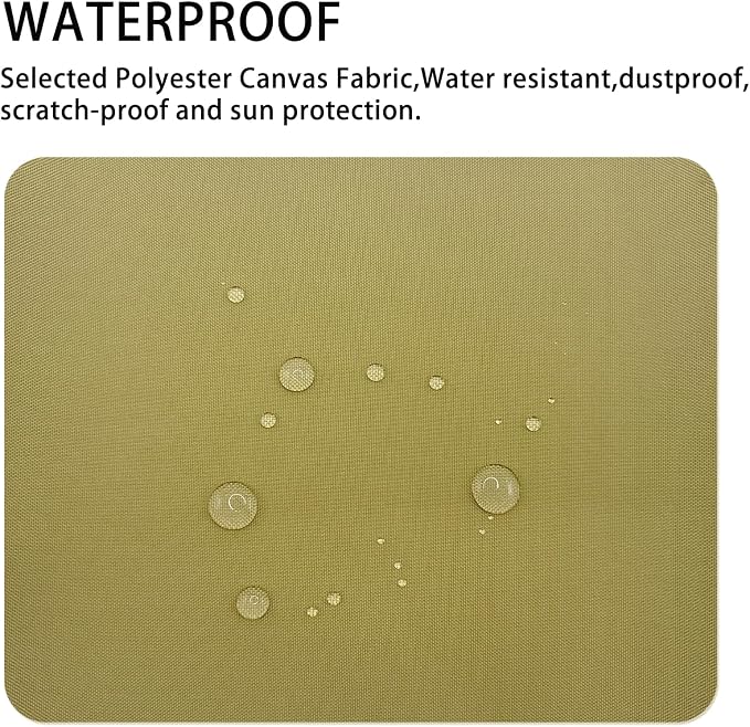 Gheeidau Canvas Repair Patch 9×11 Inch 3Pcs Waterproof Self-Adhesive Fabric - Image 2