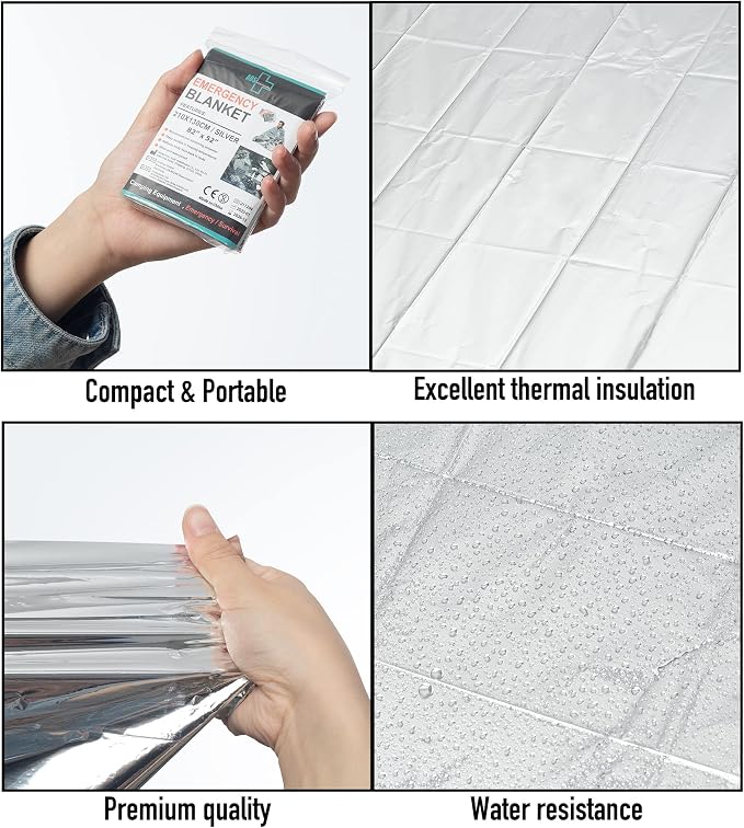 General Medi Emergency Blanket, Emergency Silver Foil Blanket– Perfect - Image 4