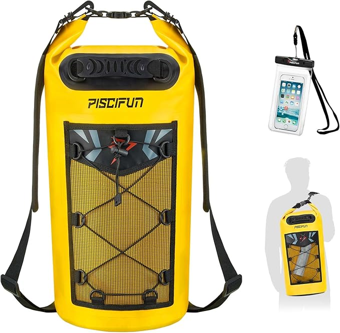 Piscifun Dry Bag, Waterproof Floating Backpack 10L/20L/30L/40L by Piscifun