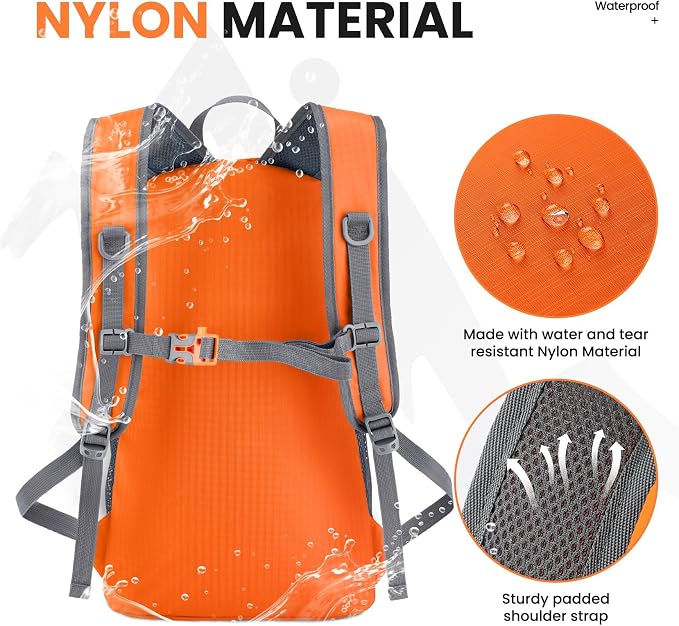 Venture Pal 35L Ultralight Lightweight Packable Foldable Travel Camping Hiking - Image 4