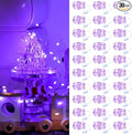 ZSJWL 30 Pack Purple Fairy Lights Battery Operated, 7Ft 20LED Mini String Light by ZSJWL
