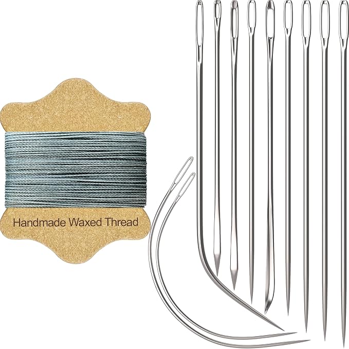 VONEEDL Upholstery Repair Kit: Waxed Sewing Thread & Heavy Duty Needles by VONEEDL