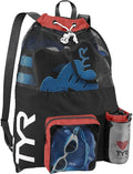 TYR Big Mesh Mummy Backpack for Swim, Gym and Workout Gear, 40-Liter Capacity by TYR