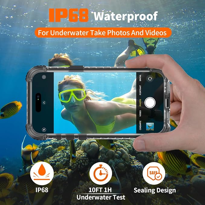 for iPhone 15 Pro Max Waterproof Case Compatible - Image 2