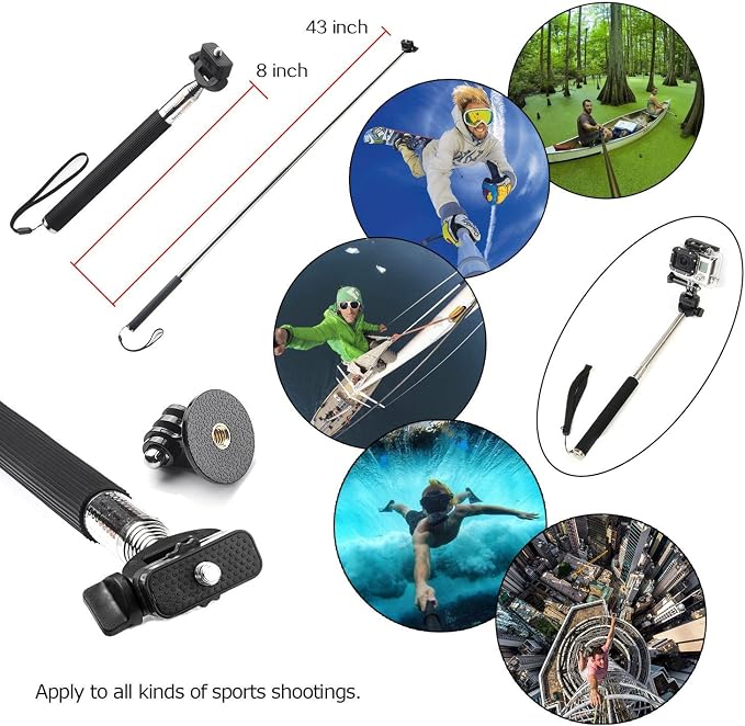 3 in 1 Universal Action Camera Accessories Kit - Image 6