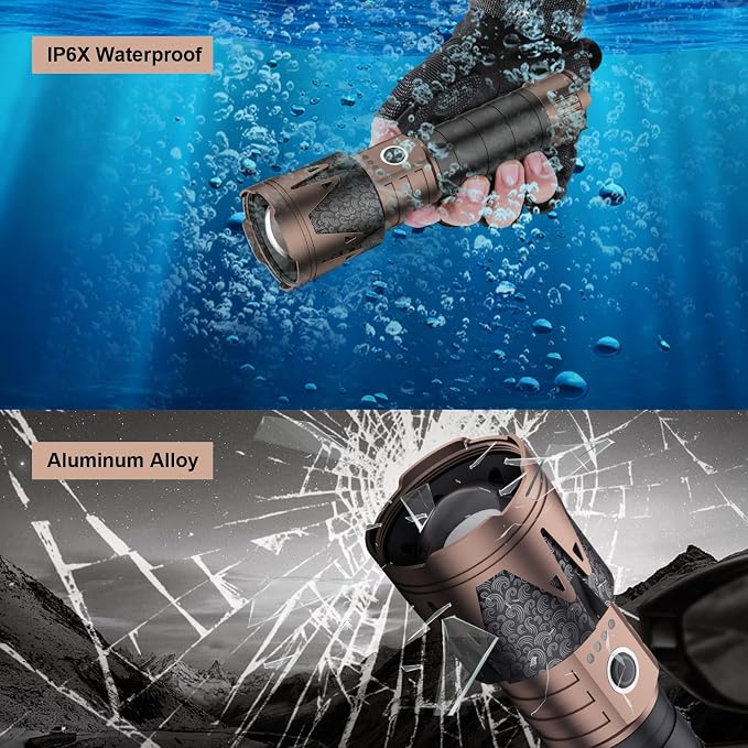 SKYFIRE Rechargeable Flashlight - Image 7
