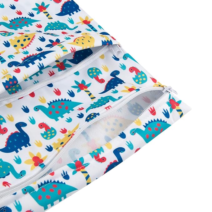 ALVABABY 2pcs Wet Dry Bags Mommy Bag, Waterproof Reusable, Yoga Gym Bag - Image 4