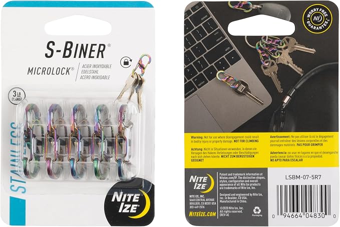 Nite Ize S-Biner MicroLock Stainless Steel - Image 8