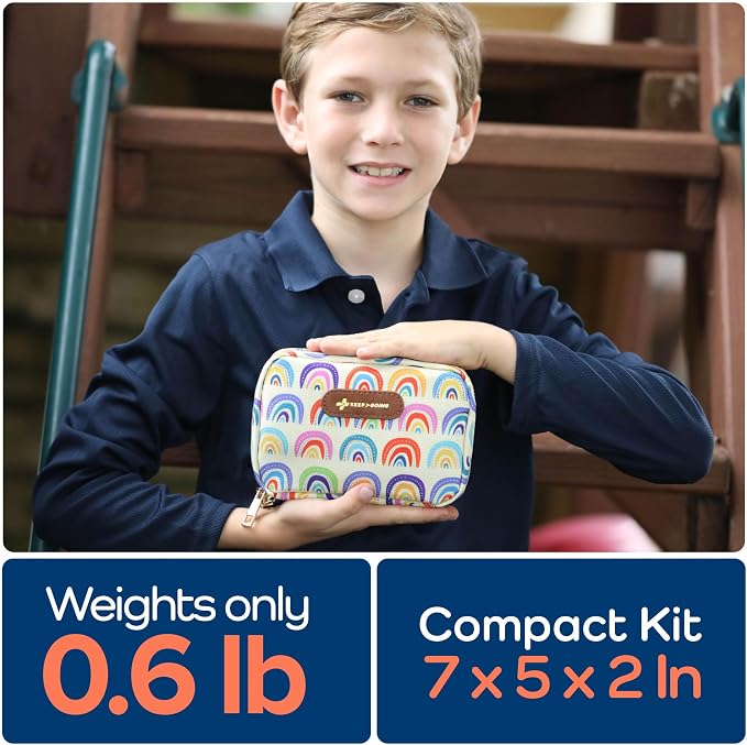 KeepGoing Travel First Aid Kit for Kids – 130 Pc. for Car, Diaper Bag & Backpack - Image 6