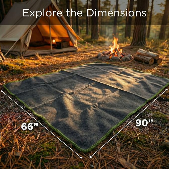 Wool Camping Blanket 10-Pack - Image 2
