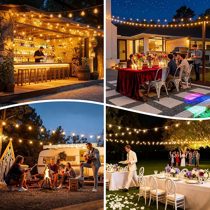 Nisocy 25FT Solar String Lights Outdoor Waterproof - Image 6