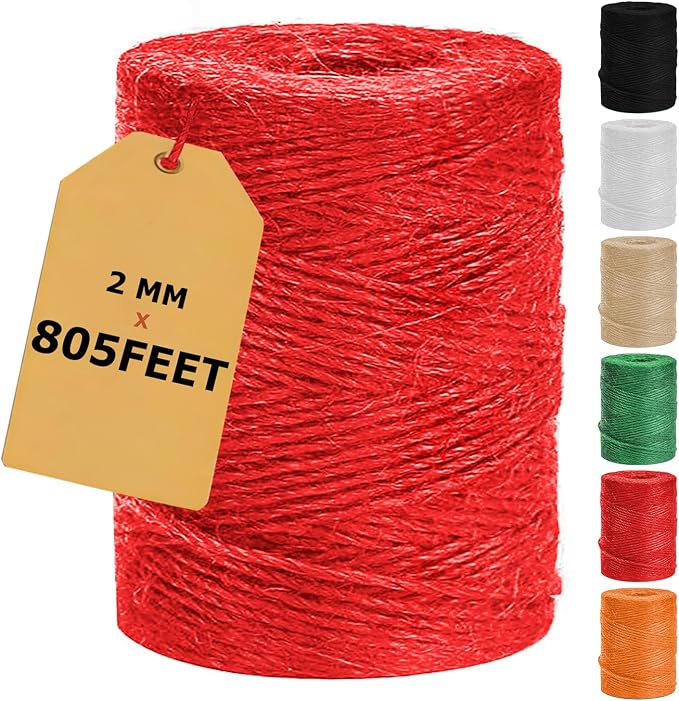 Vanhench 805ft Twine String, Arts & Crafts Gift Wrapping, Wedding Décor by Vanhench