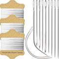 VONEEDL Upholstery Repair Kit: Waxed Sewing Thread & Heavy Duty Needles by VONEEDL