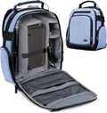 USA Gear Audio Equipment Backpack Fits Audio-Technica System 10, Shure BLX4 by USAGEAR