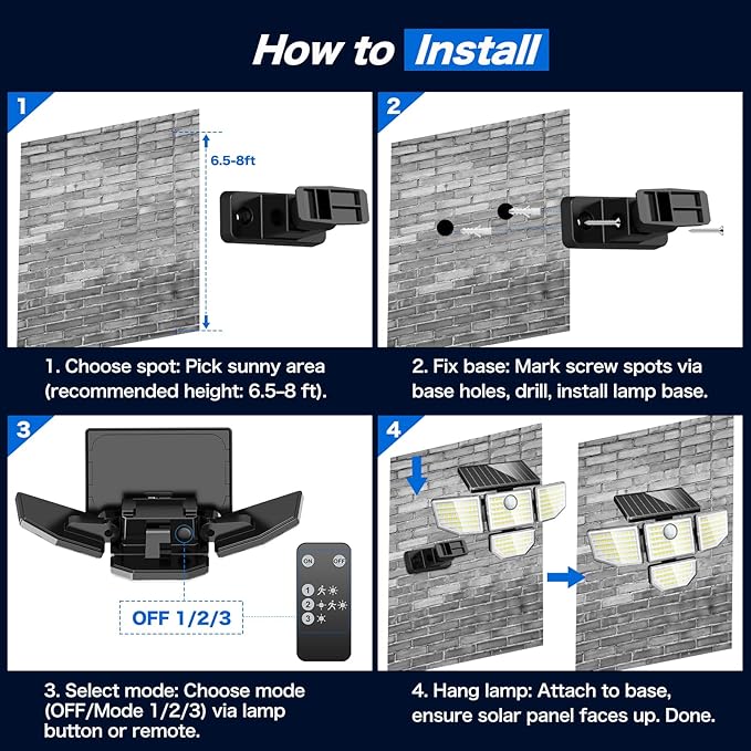 Adewalk Outdoor Solar Light - Image 5