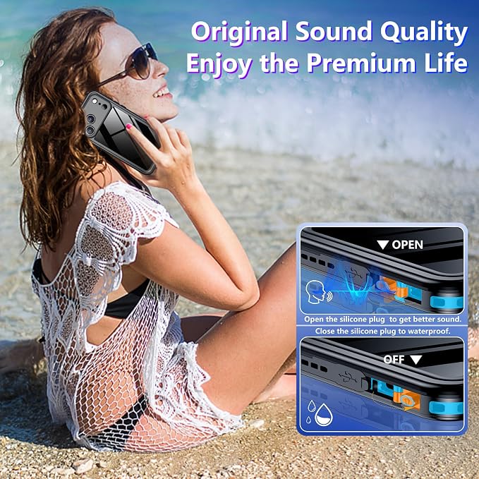 Temdan Compatible with iPhone 17 Pro Max Case, Waterproof Built-in Screen & - Image 6