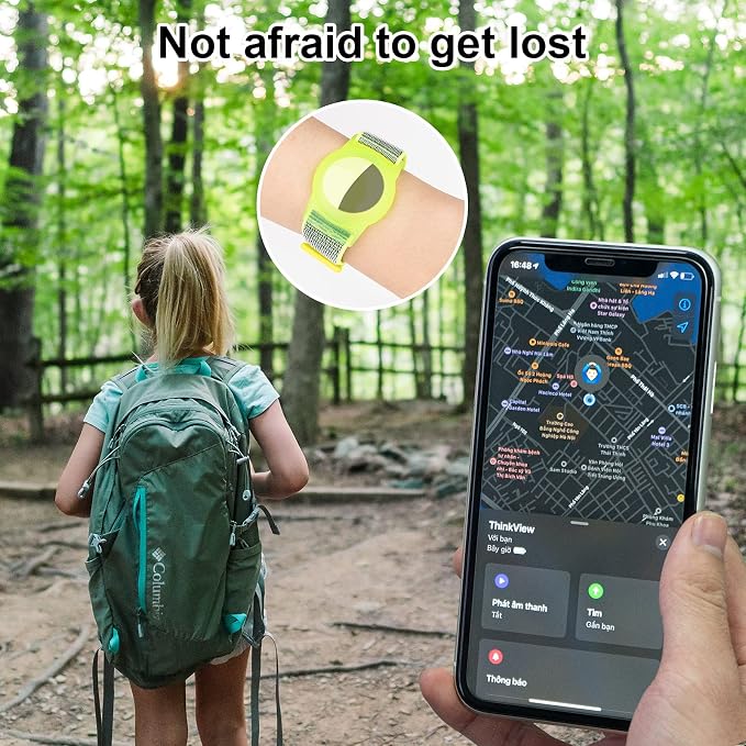 Kids Wristband Compatible with Apple AirTag, Protective Case - Image 4