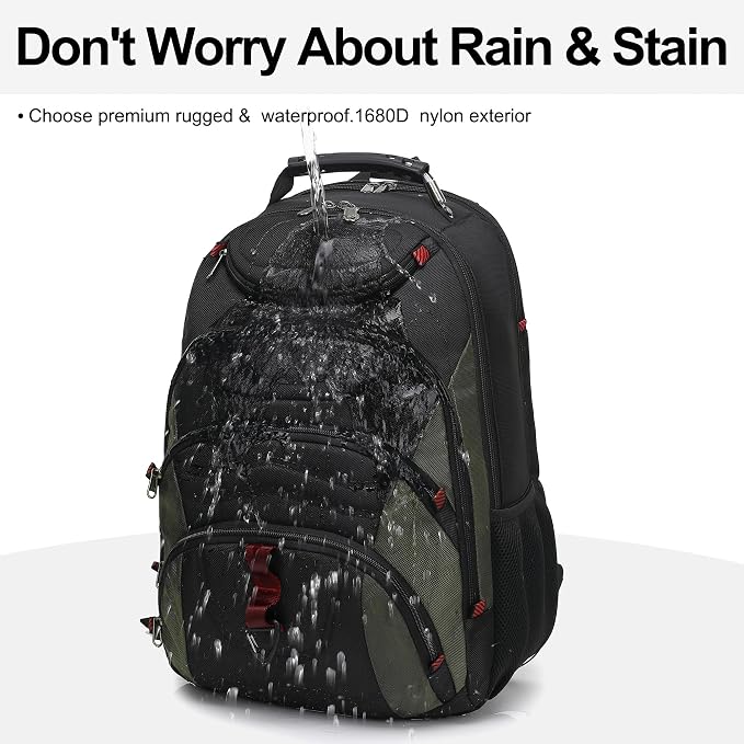 Boavan Laptop Backpack for men, 17.3 inch Laptop Bag - Image 6