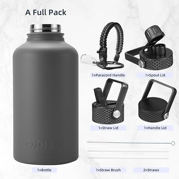 BJPKPK Half Gallon Insulated Water Bottles - Image 4