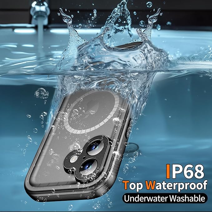 Cozycase for iPhone 17 Waterproof Case Full-Body Bumper Shockproof Dustproof - Image 3