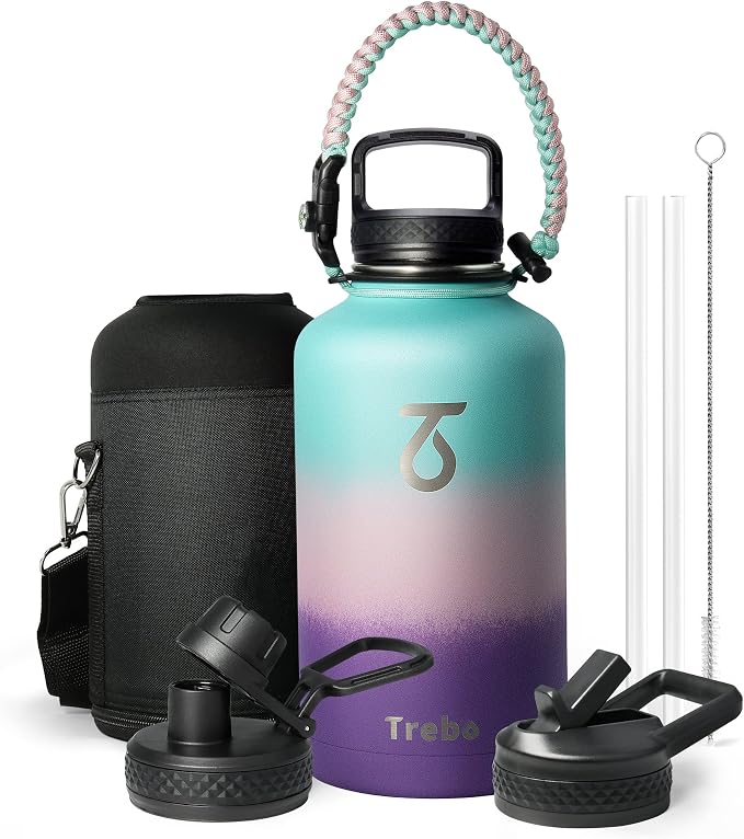 Trebo Water Bottle Insulated by StayHotStayColdStayGreen