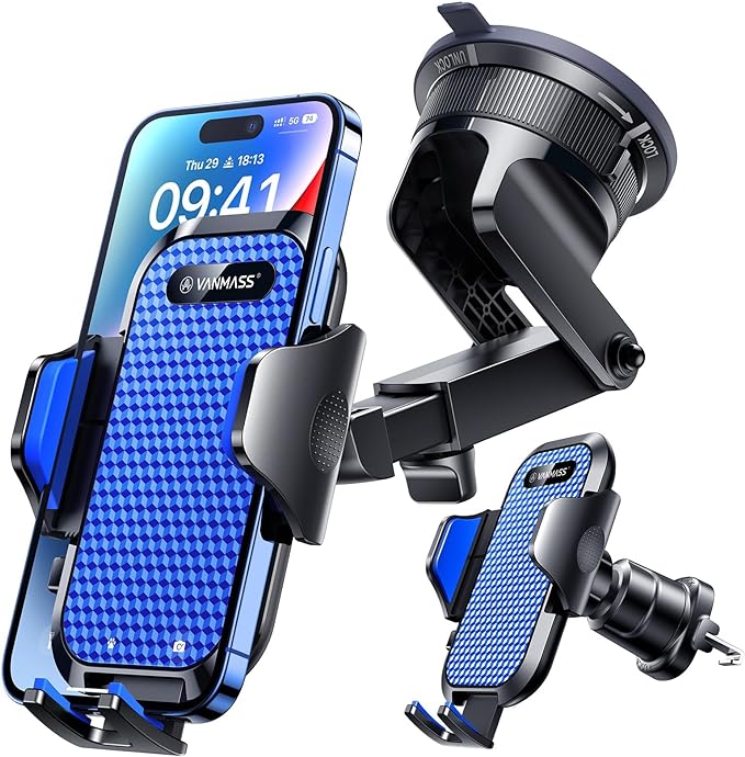 VANMASS Car Phone Holder Cell Phone Mount by VANMASS