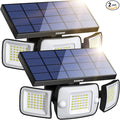 intelamp Solar Outdoor Lights, 6000mAh Motion Sensor by IntelampSolarLightingArtist