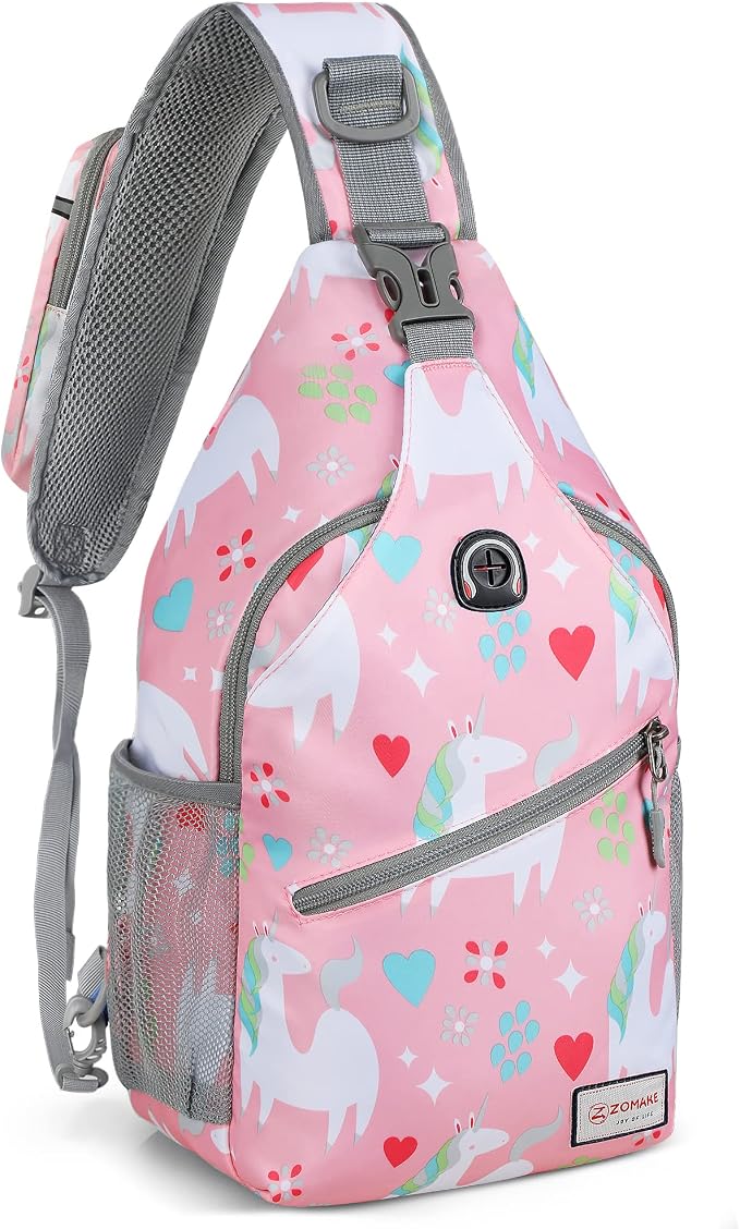 ZOMAKE Sling Bag, Small Crossbody Sling Backpack, Water Resistant Shoulder by ZOMAKE