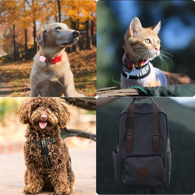 Waterproof Dog Collar Holder for Life360 Tile Mate 2024/2022 Tracker, 2 Pack - Image 5