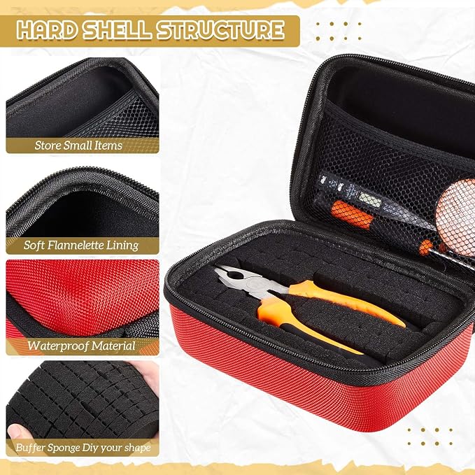 Relaxweex EVA Hard Case with Customizable Foam 7.8 x 6.3 x 3.5 Inch Protective - Image 3