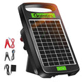 5 Miles Solar Electric Fence Charger, Output 0.11J Electric Fence Charger Solar by Unknown
