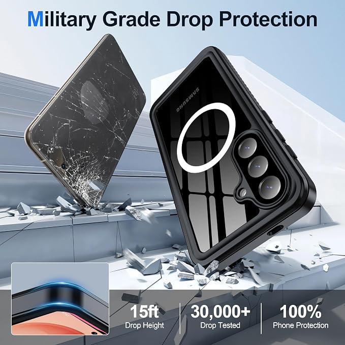 ANTSHARE IP68 Waterproof Case for Samsung Galaxy S26 Plus - Image 4