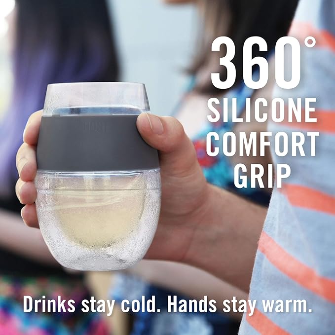 HOST Cooling Cup Plastic Double Wall Insulated Freezable Drink Chilling Tumbler - Image 4