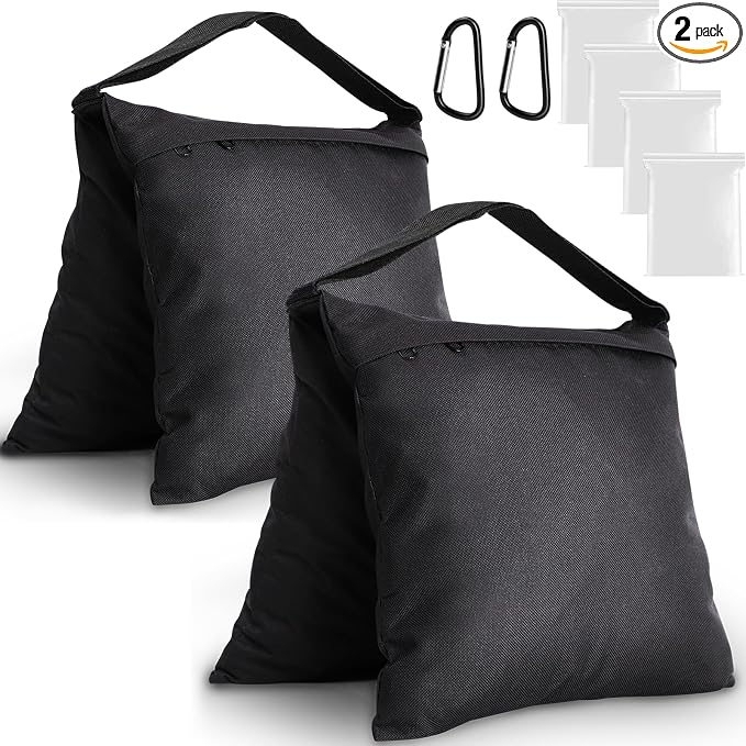 2 Packs Sandbags Weight Bags for Light Stand Photography Video Support by Aimosen