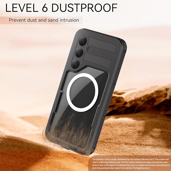 Hllhunkhe for Samsung Galaxy S25 Case, Rugged Full Body Underwater Protective - Image 5