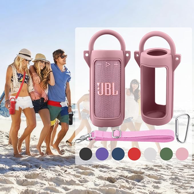 for JBL Grip Portable Waterproof Speaker Silicone Case, Portable Travel Soft - Image 8