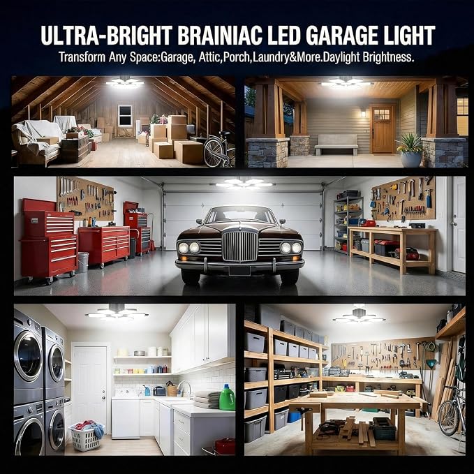 BRAINIAC 150W LED Garage Light Bulb - Image 6