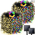 2 Pack 480 LED Solar Chrismas Lights Outdoor, 170 FT Solar String Lights by Albelt