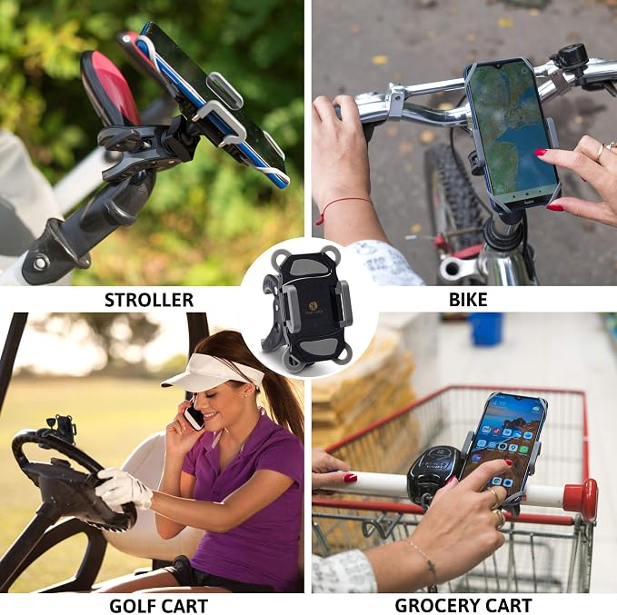 Baby Stroller Phone Holder, Shopping Cart, Golf Cart, Push Cart, Bike Phone - Image 5