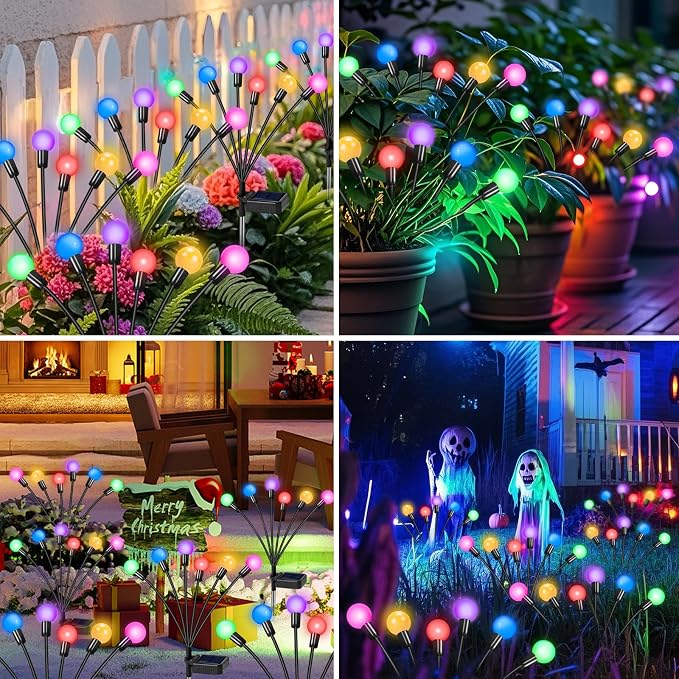 NBQQ Solar Garden Lights Outdoor, Swaying Light Waterproof Solar Lights Outdoor - Image 7
