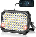 LED Work Light Rechargeable Outdoor, 13000mAh Work Flood Lights 10000LM by NICKLUC