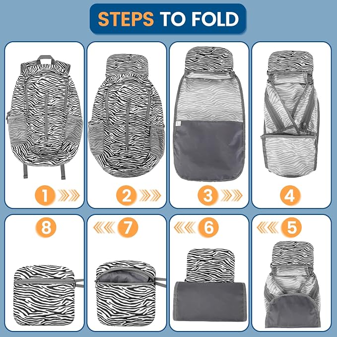 ZOMAKE Ultra Lightweight Packable Backpack 25L - Image 5
