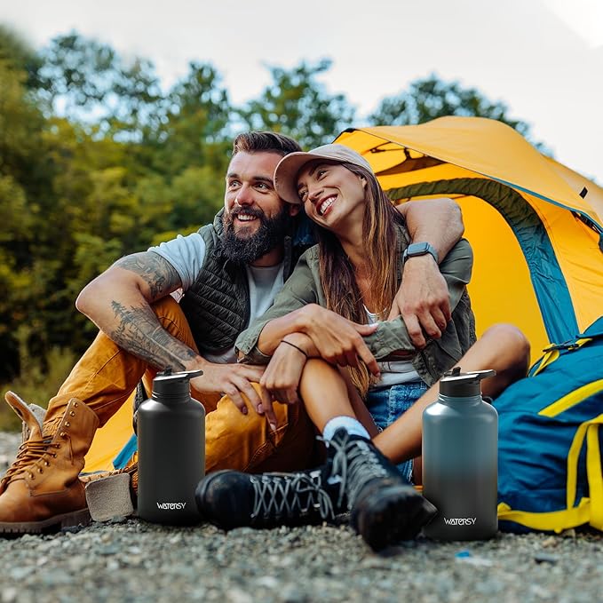 64oz Insulated Water Bottle, BPA Free&Leak Proof, Half Gallon Stainless Steel - Image 9