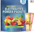 Electrolyte Powder Packets – 32 Sticks Sugar Free Hydration Packets, Liquid by MEISBEY